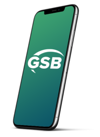 GSB App on mobile iPhone