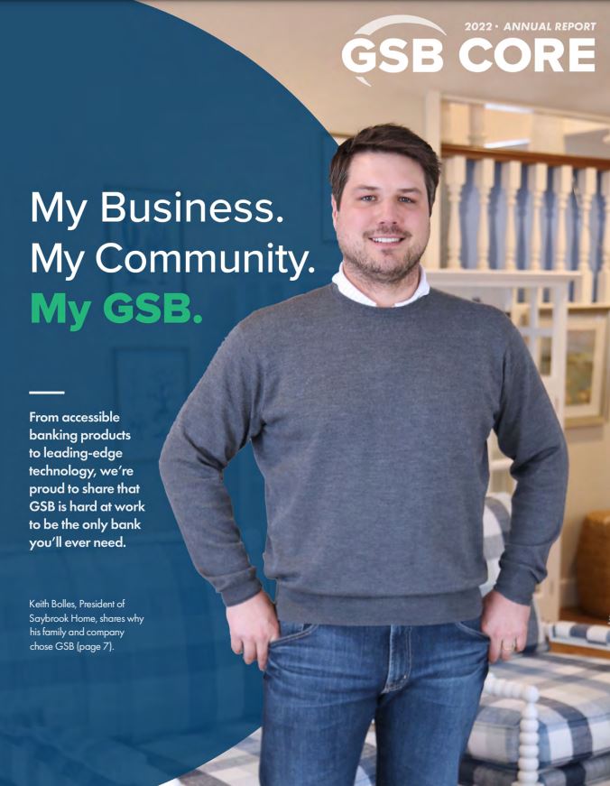 Cover of GSB CORE magazine featuring Keith Bolles
