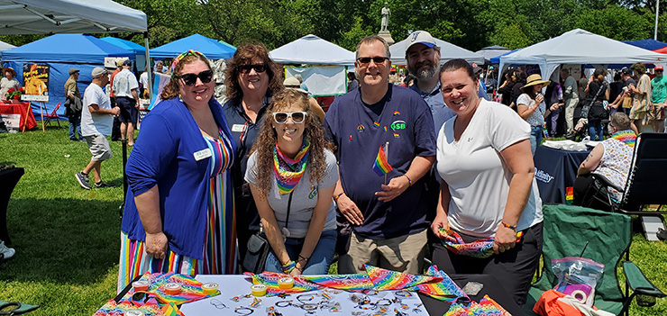 GSB at Guilford Pride event