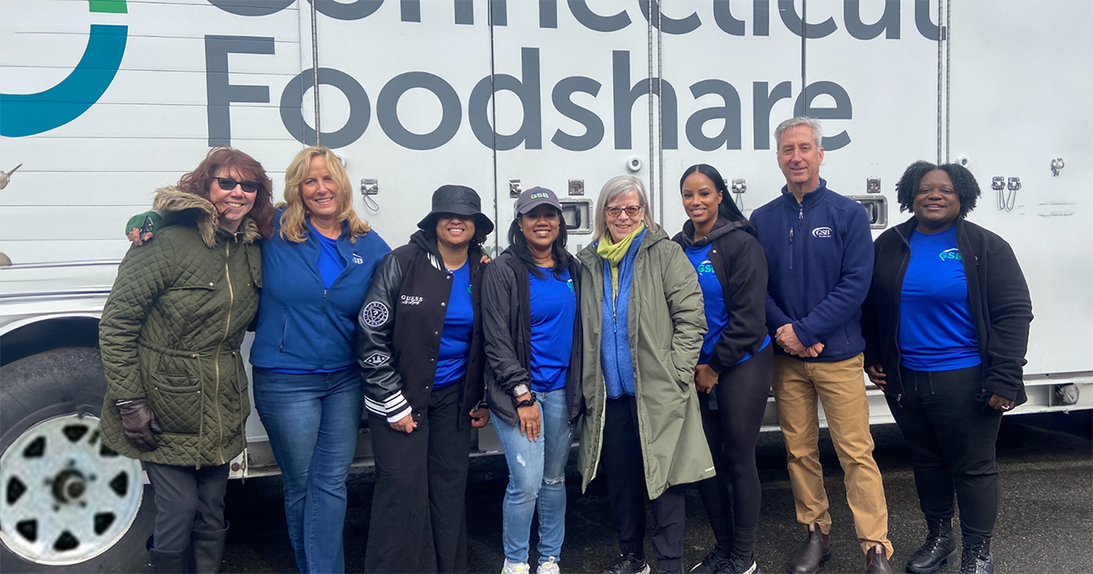 GSB volunteering at CT Foodshare event